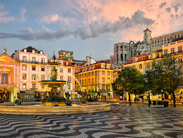 Rossio Square Lisbon